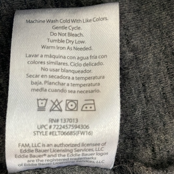 Eddie Bauer size xl long sleeve tee shirt. - Picture 6 of 8